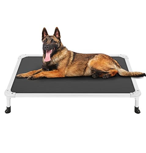 Veehoo Chew Proof Elevated Aluminum Cot