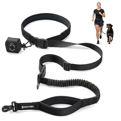 Spark Paws Hands Free Bungee Waist Leash