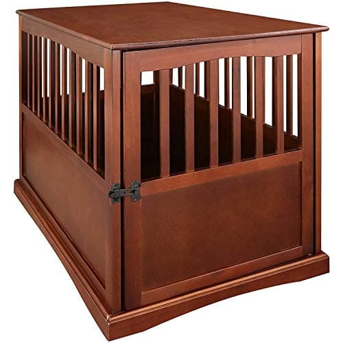 Casual Home Wooden Pet Crate End Table